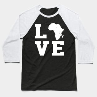 Love Black Pride Africa Black Lives Matter Baseball T-Shirt